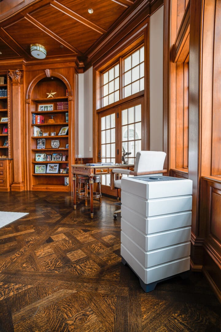 Aspen Indoor Air Quality Purifier in a house to help with allergens and make you home more comfortable